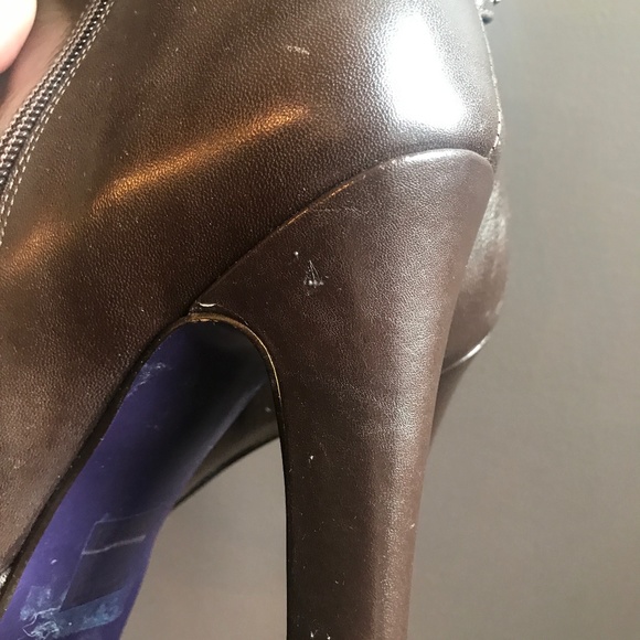 Brown leather David Dixon booties - Picture 5 of 5